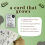 Handmade Plantable Wildflower Seeded Thank You Cards, thumbnail 2 of 12
