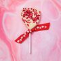 White Chocolate And Raspberry Heart Lolly, thumbnail 1 of 5