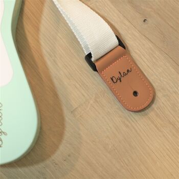 Personalised Leather Guitar Strap, 2 of 4