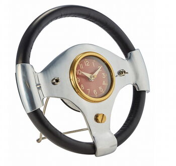 Speedster Steering Wheel Desk Clock, 3 of 3