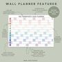 Personalised 2026 Wall Planner A2 Or A1 Calendar, thumbnail 4 of 7