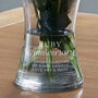 Personalised Ruby Anniversary Glass Vase, thumbnail 3 of 3