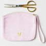 Personalised Organic Canvas Pouch With Metallic Name, thumbnail 2 of 5