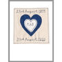 Personalised Sapphire Wedding Anniversary Card, thumbnail 10 of 12