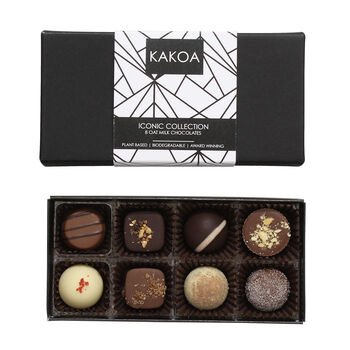 Kakoa Iconic Vegan Chocolates Box | Eight Chocolates, 4 of 6