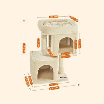Cat Scratching Post Cat Tree Cat House Sisal Posts, 9 of 9