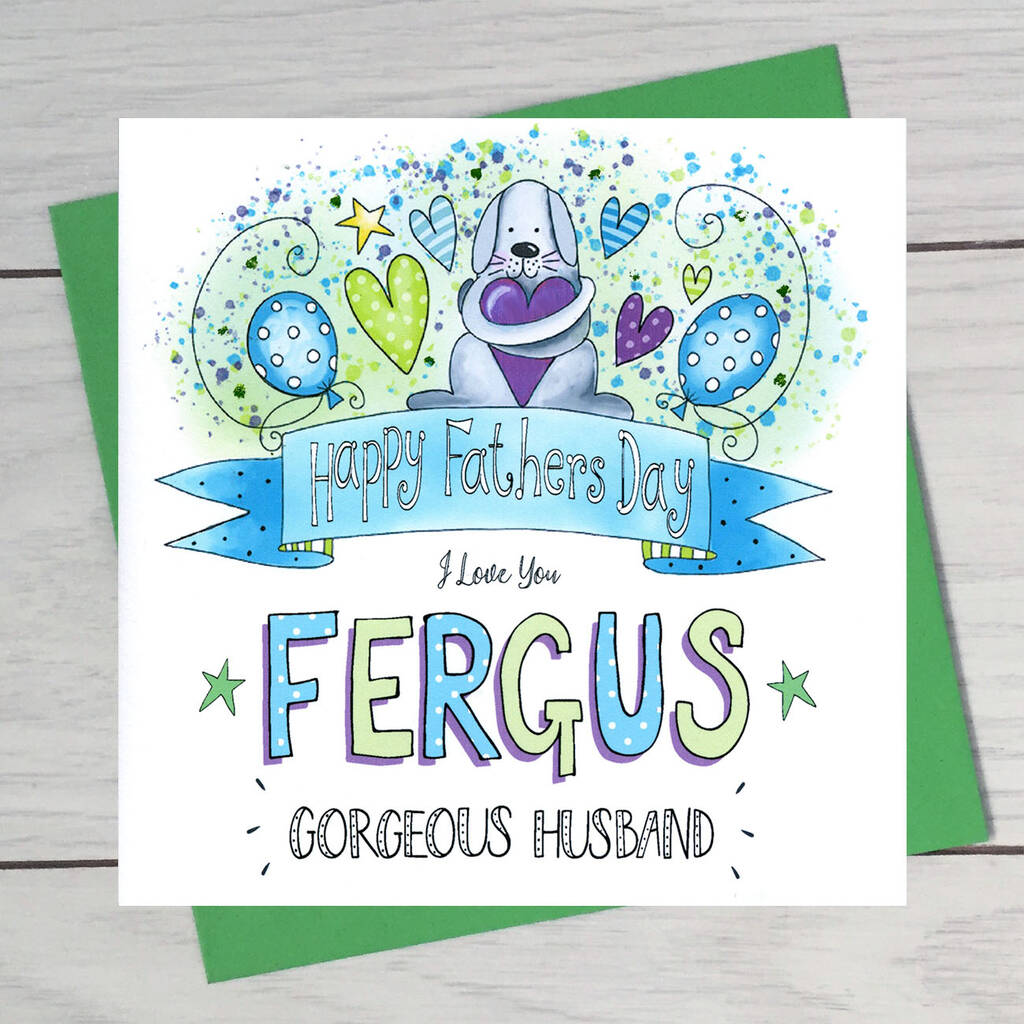Husband Fathers Day Card By Claire Sowden Design