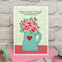 'Roses' Personalised Get Well Soon Card, thumbnail 2 of 4