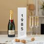 Personalised White Birthday Bottle Box, thumbnail 4 of 12