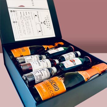 Prosecco Cocktail Gift Box Bellini, Mimosa, Kir Royale, 7 of 7