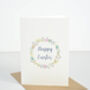 Easter Wreath Card Pack, thumbnail 4 of 5