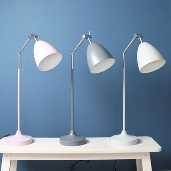 Tall Coloured Metal Desk Lamp, 3 of 4