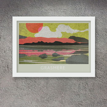 Grasmere The Lake Lake District Poster Print, 5 of 5