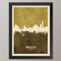 Manchester Skyline Print And Box Canvas, thumbnail 7 of 7