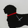 Labradoodle Clock With Wagging Tail, thumbnail 2 of 2