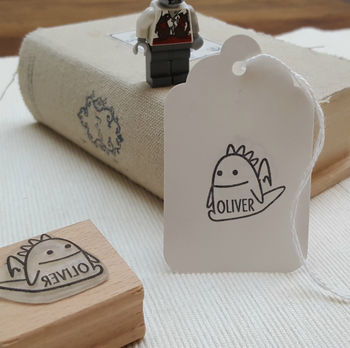 Personalised Rubber Stamp For Boys, 2 of 2