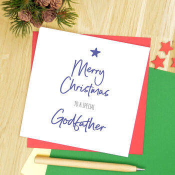 Christmas Card For Godfather, 2 of 4