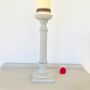 Hand Painted Extra Large Vintage Pillar Candle Holder, thumbnail 3 of 6