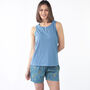 Indian Cotton Waterlily Print Pyjama Shorts Set, thumbnail 1 of 6