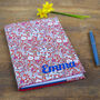 Liberty Fabric Covered Personalised Notebook, thumbnail 6 of 6