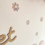 Liberty Fabric Flower Wall Stickers, thumbnail 2 of 10