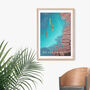 Go Sea Kayaking Travel Poster Art Print, thumbnail 4 of 8