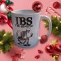 Funny Ibs Mug – Novelty Toilet Humour Mug – Ibs Joke Gift – Funny Skeleton Mug – Gag Gift For Friends, thumbnail 3 of 3