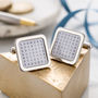 Personalised Wordsearch Cufflinks, thumbnail 3 of 5