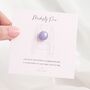 Lilac Faux Pearl Modesty Pin, thumbnail 2 of 10