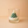 Personalised Festive Christmas Tree Candle With Gold Foil Message, thumbnail 4 of 7