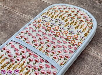Flower Patterned Double Oven Glove, 2 of 3
