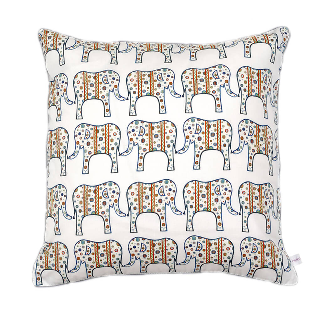 Elephant Cushion By Helen Gordon