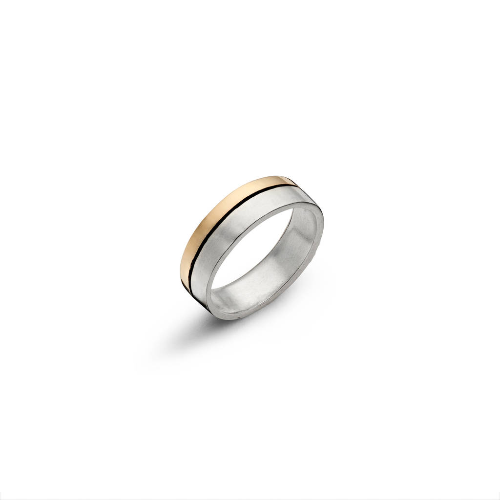 Mixed Metal Ring By Oliver Twist Designs | notonthehighstreet.com