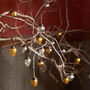 Silver And Gold Glass Christmas Baubles, thumbnail 1 of 4