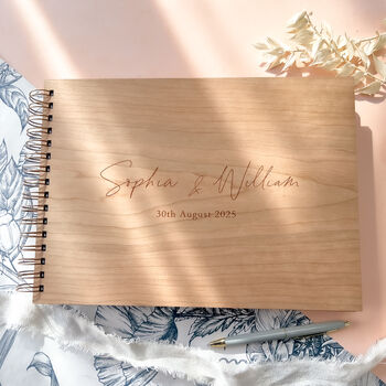 Personalised Wedding Day Guestbook Alternative, 8 of 9