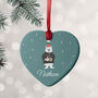 Personalised Heart Christmas Tree Decoration, thumbnail 5 of 12