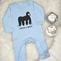 Strong And Brave Gorilla Jungle Babygrow, thumbnail 7 of 10