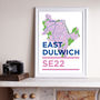 Se22 East Dulwich A3 Print, thumbnail 1 of 2