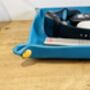 Personalised Sky Blue Leather Accessories Desk Tray, thumbnail 7 of 10