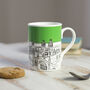 Oxford Bone China Mug 'Radcliffe Camera' Green, thumbnail 1 of 4