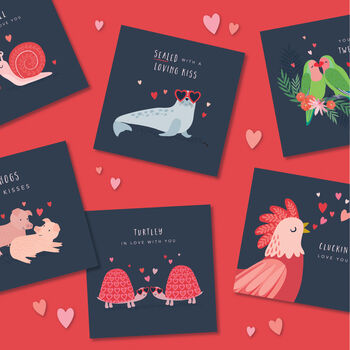 Chicken Valentine's Card, 2 of 2