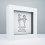 Personalised 11th Steel Anniversary Frame Gift, thumbnail 3 of 3