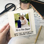 Husband Or Wife Valentine's 3D Photo Card, thumbnail 5 of 6