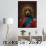 Personalised Royal Pet Portrait On Canvas The Prince, thumbnail 6 of 6