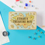 Children's Personalised 'Treasure Box' Storage Tin, thumbnail 1 of 5