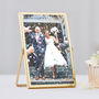 Stylish And Simple Gold Photo Freestanding Frame, thumbnail 1 of 3