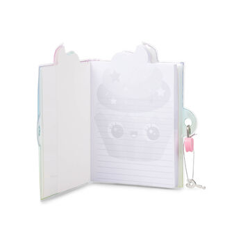 Cute Cupcake Glitter Secret Lock Diary, 2 of 2