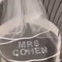 Personalised Bride To Be Hen Party Sparkle Veil, thumbnail 6 of 7