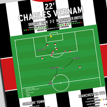 Charles Vernam Goal Carabao Cup 2025 Grimsby Town Print, 2 of 2