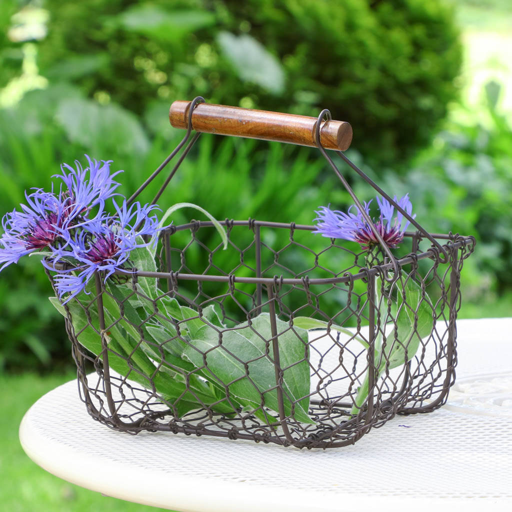 Personalised Flower Picking Trug Basket By Dibor